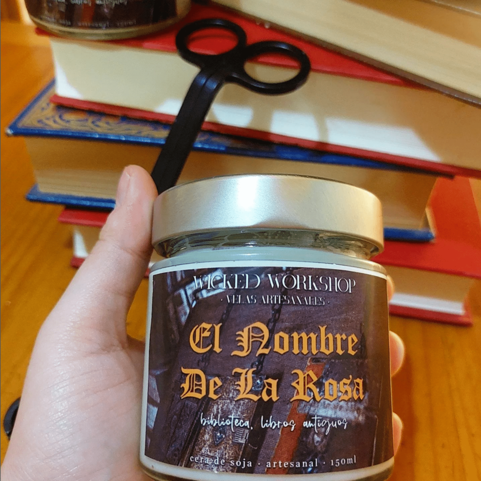 Vela El Nombre de la Rosa - 6